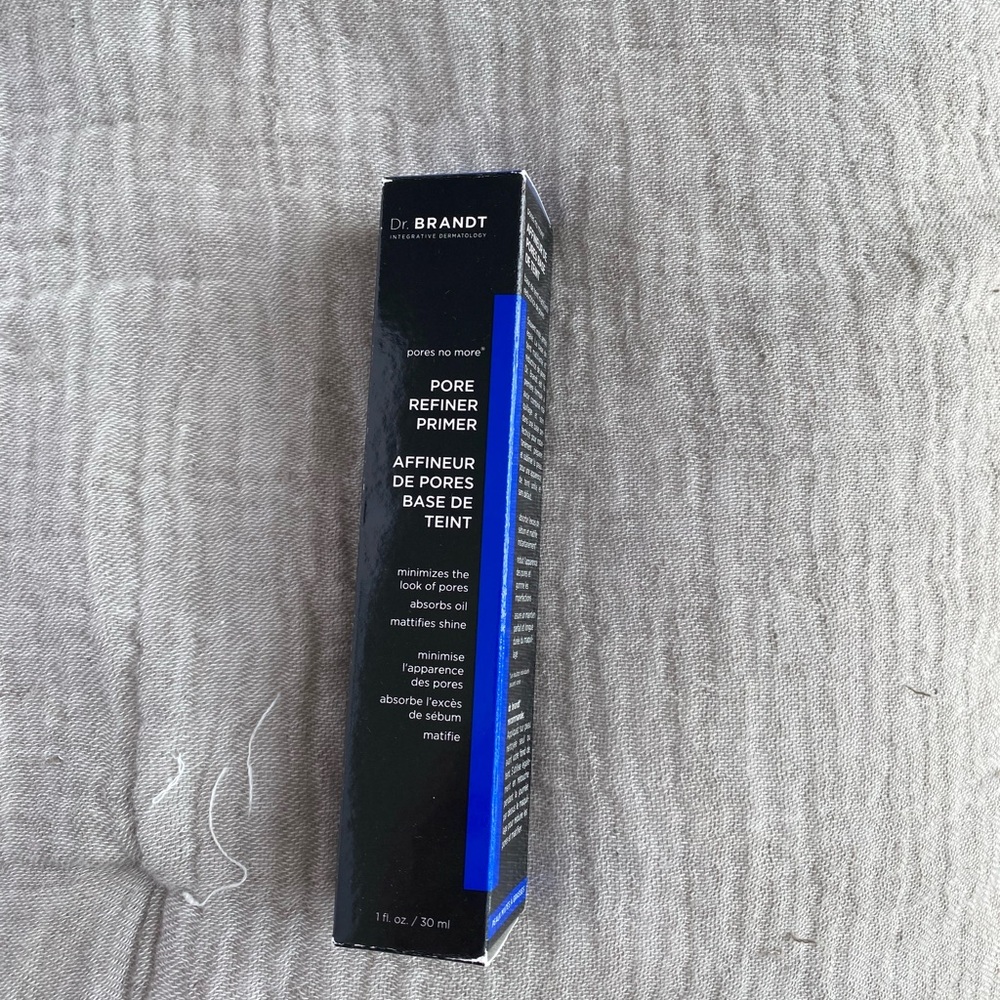 Dr. Brandt Pore Refiner Primer - Black and Blue Packaging